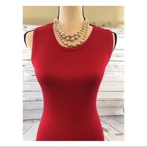 Calvin Klein Red Dress size XS
